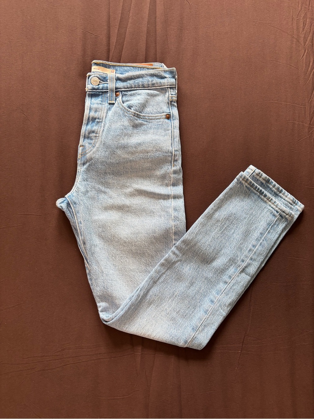 Levi's Women's High-Rise Light Blue Wedge Jeans
